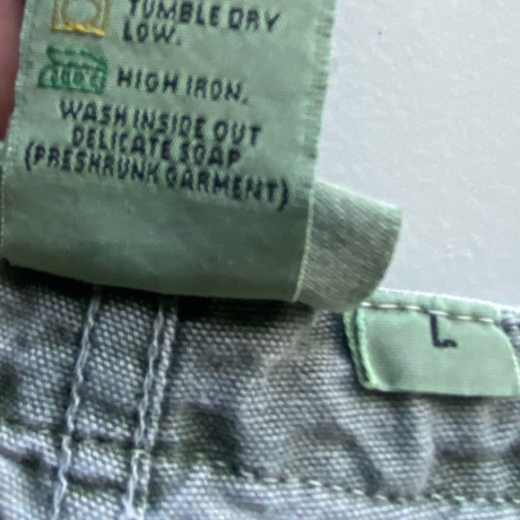 Vintage Gramicci Climbing Pants Large Green Tie Waist Hiking Y2K Gorpcore USA - Picture 5 of 13